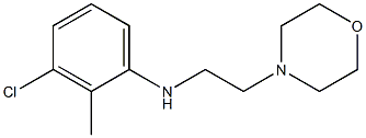 3-chloro-2-methyl-N-[2-(morpholin-4-yl)ethyl]aniline 구조식 이미지