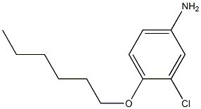 3-chloro-4-(hexyloxy)aniline 구조식 이미지