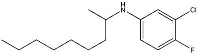 3-chloro-4-fluoro-N-(nonan-2-yl)aniline 구조식 이미지