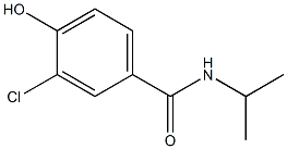 3-chloro-4-hydroxy-N-(propan-2-yl)benzamide 구조식 이미지