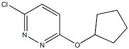 3-chloro-6-(cyclopentyloxy)pyridazine 구조식 이미지