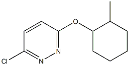 3-chloro-6-[(2-methylcyclohexyl)oxy]pyridazine Structure