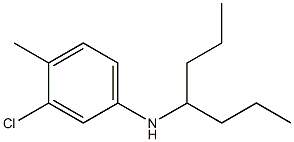 3-chloro-N-(heptan-4-yl)-4-methylaniline Structure