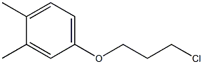 3-chloropropyl 3,4-dimethylphenyl ether 구조식 이미지