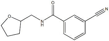 3-cyano-N-(tetrahydrofuran-2-ylmethyl)benzamide Structure