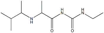 3-ethyl-1-{2-[(3-methylbutan-2-yl)amino]propanoyl}urea Structure