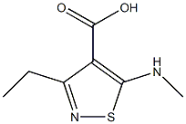 3-ethyl-5-(methylamino)isothiazole-4-carboxylic acid 구조식 이미지