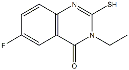 3-ethyl-6-fluoro-2-mercaptoquinazolin-4(3H)-one 구조식 이미지