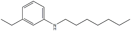 3-ethyl-N-heptylaniline Structure