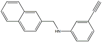 3-ethynyl-N-(naphthalen-2-ylmethyl)aniline Structure