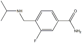 3-fluoro-4-[(isopropylamino)methyl]benzamide 구조식 이미지