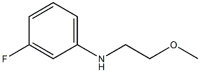 3-fluoro-N-(2-methoxyethyl)aniline 구조식 이미지