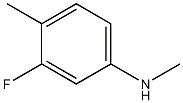 3-fluoro-N,4-dimethylaniline 구조식 이미지