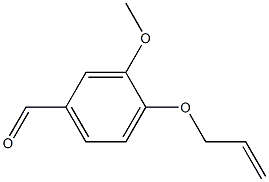 3-methoxy-4-(prop-2-en-1-yloxy)benzaldehyde 구조식 이미지