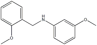 3-methoxy-N-[(2-methoxyphenyl)methyl]aniline 구조식 이미지