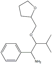 3-methyl-2-(oxolan-2-ylmethoxy)-1-phenylbutan-1-amine Structure