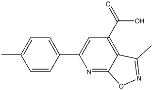 3-methyl-6-(4-methylphenyl)pyrido[3,2-d][1,2]oxazole-4-carboxylic acid Structure