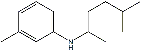 3-methyl-N-(5-methylhexan-2-yl)aniline Structure