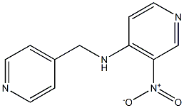 3-nitro-N-(pyridin-4-ylmethyl)pyridin-4-amine Structure