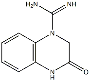 3-oxo-1,2,3,4-tetrahydroquinoxaline-1-carboximidamide 구조식 이미지