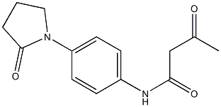 3-oxo-N-[4-(2-oxopyrrolidin-1-yl)phenyl]butanamide Structure