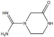 3-oxopiperazine-1-carboximidamide 구조식 이미지