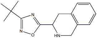 3-tert-butyl-5-(1,2,3,4-tetrahydroisoquinolin-3-yl)-1,2,4-oxadiazole 구조식 이미지