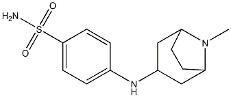 4-({8-methyl-8-azabicyclo[3.2.1]octan-3-yl}amino)benzene-1-sulfonamide Structure