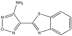 4-(1,3-benzothiazol-2-yl)-1,2,5-oxadiazol-3-amine Structure