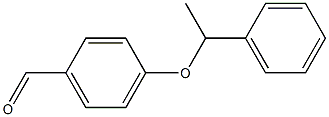 4-(1-phenylethoxy)benzaldehyde Structure