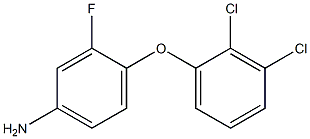 4-(2,3-dichlorophenoxy)-3-fluoroaniline 구조식 이미지