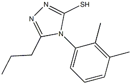 4-(2,3-dimethylphenyl)-5-propyl-4H-1,2,4-triazole-3-thiol Structure
