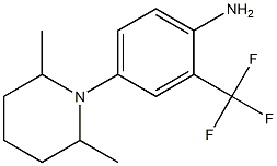 4-(2,6-dimethylpiperidin-1-yl)-2-(trifluoromethyl)aniline Structure