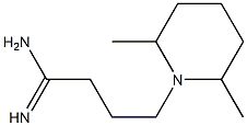 4-(2,6-dimethylpiperidin-1-yl)butanimidamide Structure