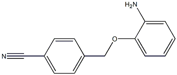 4-(2-aminophenoxymethyl)benzonitrile 구조식 이미지