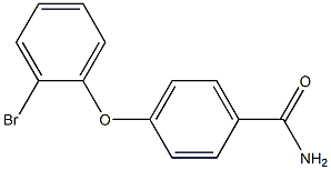 4-(2-bromophenoxy)benzamide Structure