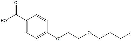 4-(2-butoxyethoxy)benzoic acid Structure