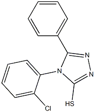 4-(2-chlorophenyl)-5-phenyl-4H-1,2,4-triazole-3-thiol Structure