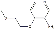 4-(2-methoxyethoxy)pyridin-3-amine 구조식 이미지