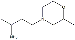 4-(2-methylmorpholin-4-yl)butan-2-amine Structure