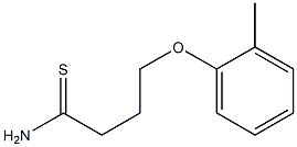 4-(2-methylphenoxy)butanethioamide 구조식 이미지