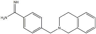 4-(3,4-dihydroisoquinolin-2(1H)-ylmethyl)benzenecarboximidamide Structure