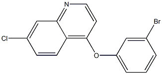4-(3-bromophenoxy)-7-chloroquinoline Structure