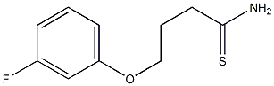 4-(3-fluorophenoxy)butanethioamide 구조식 이미지