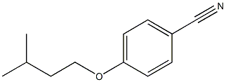 4-(3-methylbutoxy)benzonitrile 구조식 이미지
