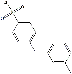 4-(3-methylphenoxy)benzenesulfonyl chloride 구조식 이미지