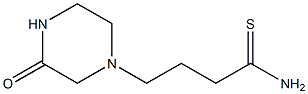 4-(3-oxopiperazin-1-yl)butanethioamide Structure