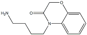 4-(4-aminobutyl)-3,4-dihydro-2H-1,4-benzoxazin-3-one 구조식 이미지