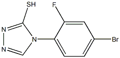 4-(4-bromo-2-fluorophenyl)-4H-1,2,4-triazole-3-thiol Structure