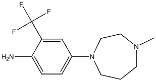4-(4-methyl-1,4-diazepan-1-yl)-2-(trifluoromethyl)aniline Structure